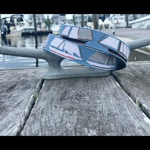 Needlepoint Sailing Belt